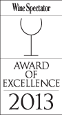 Wine Inspector Award of Excellence 2013
